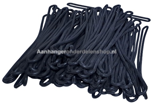 Afbeeldingen van Zeil Elastiek, Spanrubber 40CM 100 Stuks