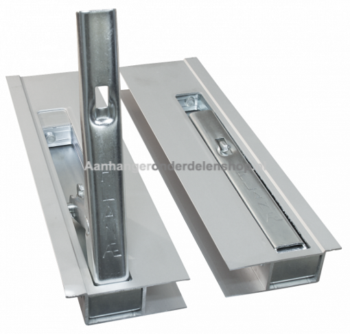 Afbeeldingen van Zijbordsluiting Aluminium 400MM Rechts