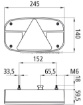 Afbeeldingen van Achterlicht Multipoint 3 Li 24-8077-007