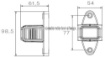 Afbeeldingen van Breedte/Contourlamp LED Superpoint 4 Li