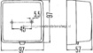 Afbeeldingen van Mistlamp Hella 2NE 003 315-011