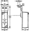 Afbeeldingen van Breedte/Contourlamp Hella met houder