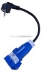 Afbeeldingen van Verloopkabel 40CM 230V AC