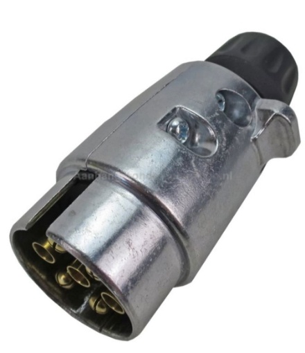 Afbeeldingen van Stekker 7 Polig Metaal