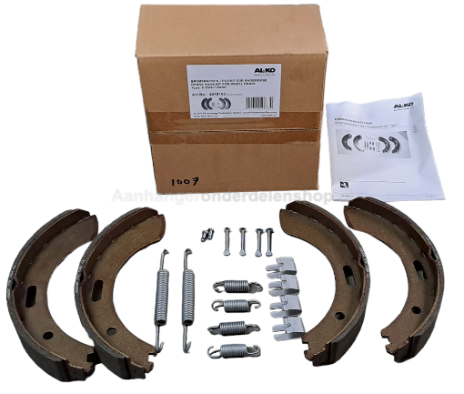 Afbeeldingen van Remschoenen  BPW Set 2504-7 RASK 250x40