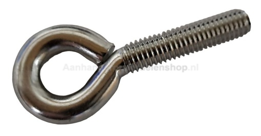Afbeeldingen van Oogbout/Schroefoog Achterbordkabel M8x40