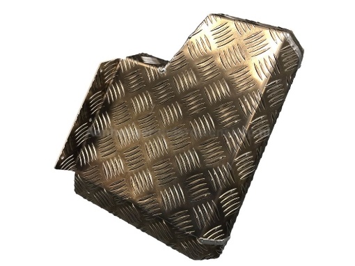 Afbeeldingen van Spatschild Aluminium 340 x 200MM Hapert