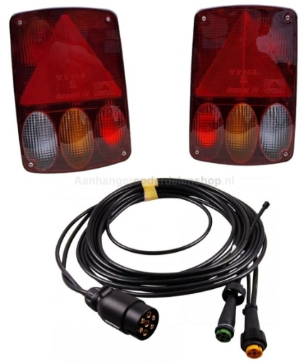 Afbeeldingen van Verlichtingset Earpoint 4   5M/DC 20CM