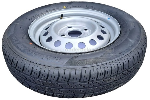 Afbeeldingen van Wiel + Band 155/80R13