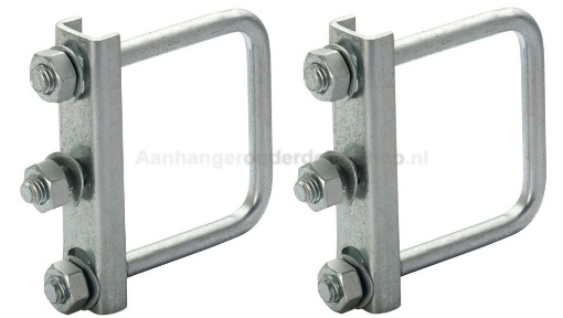 Afbeeldingen van KlembeugelSet Winterhoff 70x70MM