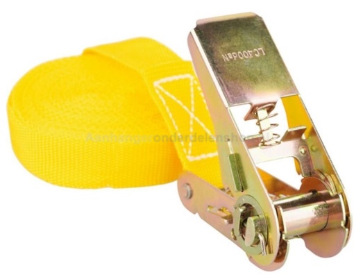 Afbeeldingen van Sjorband 25MM 6M met Ratel