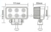 Afbeeldingen van Werklamp TruckLED L0099  6 x LED