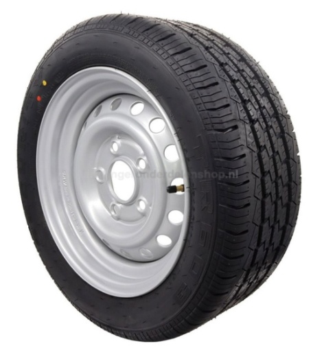 Afbeeldingen van Wiel + Band 195/50R13C